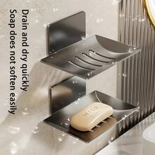 Soap Dishes & Soap Racks - 黑色的 - 查看 6