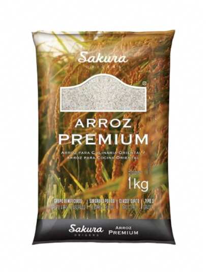 Arroz Japonês Koshihikari Premium 1Kg Sakura