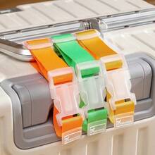 1pc New Simple And Stylish Multi-Color Portable Luggage Adjustable Strap, Adjustable Outdoor Binding Strap, Luggage Packing And Binding Strap For Travel, Suitable For Outdoor Camping And Travel. - one-size - View 3