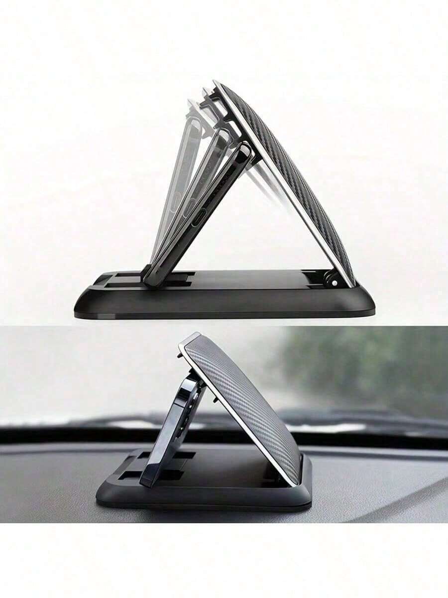 新款汽车仪表盘遮阳板手机导航支架，防滑耐热，适用于所有3-7英寸智能手机