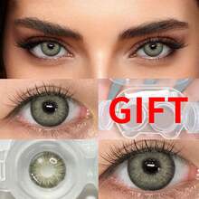 12 Pairs Of Colorful Contact Lens Cases, Offering A Variety Of Color Options. Comes With Contact Lens Cases And Wearing Tools, Suitable For Year-Round Use, And Can Be Used For Eye Makeup, Cosplay, Festive Event Dressing, Halloween Costumes, Cosplay, And More. - YF06 - Xem 5