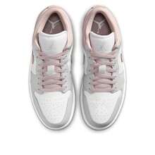 Nike Air Jordan 1 Low Sneakers (Women's) - Authentic Retro Basketball Shoes | Viral 2026 High-End Lifestyle Trainers | Premium Leather & Synthetic Mix Footwear | Classic Low-Profile Silhouette & Wings Logo | Iconic Designer Sportstyle Shoes - Rose - 查看 2