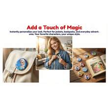 Disney 10枚迪士尼随机卡通人物胸针套装，包括米奇、冰雪奇缘公主等可爱卡通人物，适合装饰背包、衣服、包包等，是青少年女孩和女性粉丝的理想之选。 - 彩色 - 查看 6