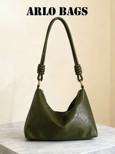 New Fashion Spice Girl Style Solid Color Pu Waterproof Fabric Pattern Woven Shoulder Strap Buckle Shoulder Strap One-Shoulder Square Bag Suitable For Travel Shopping And Commuting To Work.