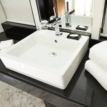3 Sizes Universal Stainless Steel Faucet Splash Guard, Suitable For Bathtub, Kitchen And Bathroom, With Splash Ring - Silver - View 7