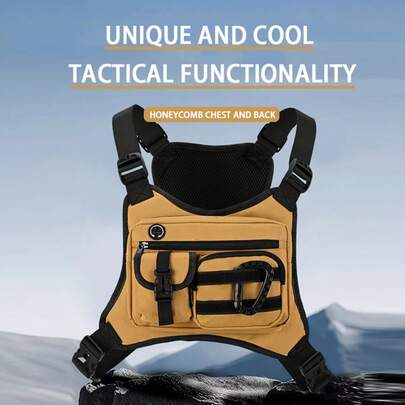 Minimalist Cycling Backpack, Unisex Lightweight Sports Bag, Outdoor Cycling Hiking Commuting Casual Backpack