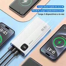 BiLOLLY Power Bank - 20000mAh Blanco - View 2