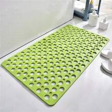 Suction-Cup-Equipped Non-Slip Mat With Round Holes For Quick-Drying Shower Mats Featuring Massage Rings. Essential For Hotels, Homes, And Bathrooms. Massage Bath Mat. Durable Shower Mat. Slip-Resistant, Perforated, Suction-Cup Floor Mat. - A - View 12