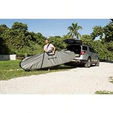 Pelican Boats - Bolsa de paddleboard de pie - PS1458 - Bolsa de transporte de viaje de lujo - Portador y cubierta de alta resistencia - Almacenamiento de paletas - Se adapta a la mayoría de SUPs gris 12 pies - Gris - Ver 4