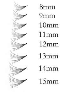 500 sợi/hộp, 16D-18D-20D, độ dày 0.05mm, 8-15mm / Độ dài hỗn hợp, độ cong C/D, nối mi, mi giả, kèm 10 miếng đệm mắt, 10 cọ chải mi, 10 que chỉnh mi, 10 cốc keo, mi dưới, mi nối tự nhiên cho người mới bắt đầu, dễ sử dụng, nhiều độ dài, mi chất lượng cao dùng tại salon và tại nhà. - Xem 4