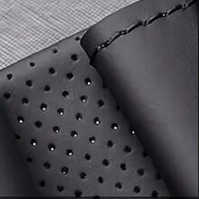 Handmade Stitched Microfiber PU Leather Steering Wheel Cover, Suitable For Fiat 500 Viaggio, Dodge - Fiat 500 Viaggio Dodge - View 5