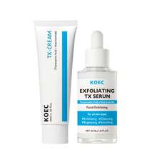 KOEC TX面霜和去角质精华套装，韩国护肤品——温和日常去角质，长效保湿，均匀肤色，改善肤质 - TX - 查看 9