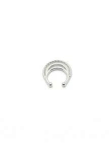 Set de 6 inele false pentru nas. Bijuterii din oțel inoxidabil. Bijuterii cu perforație nas fals. Inele de sept. Accesorii pentru corpul uman. Unisex. Accesorii pentru corp, Cercei/Inele nazale/Inele de buze, Cercei din aur. - Inel pentru nas fals - Vizualizare 6