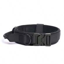 Vòng cổ chiến thuật cho chó, vòng cổ nylon ngoài trời cho chó cỡ trung bình/lớn, dây đeo thắt lưng chiến thuật cho chó huấn luyện quân sự. - Nhiều màu - Xem 4