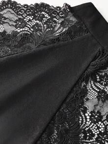 APRSEA 1PC Random Color Hollow Out Mid Waist Panty Ladies Sexy Lace Underwear - Multicolor - View 5