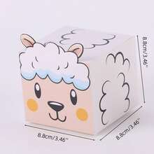 10pcs/Pack Eid Al-Adha, Eid Mubarak Party Favor Gift Candy Paper Box, Small Dessert Box, Chocolate Paper Box, Cute Lamb Design - View 6