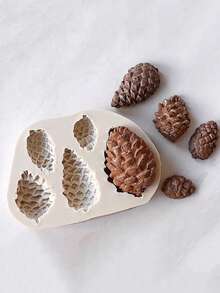 Bộ khuôn silicon làm bánh kiểu Mori - Hình sóc, nấm, quả thông, nhà gỗ, khuôn làm fondant, sô cô la, bánh quy, kẹo, đá viên. - Xem 12