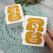 World Cup Sticker Box - White and Gold - View 3