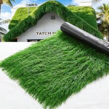 Tấm lợp mái giả rơm, cỏ nhân tạo, dùng cho quán bar, nhà gỗ, chòi nghỉ, nhà kho ngoài trời, trang trí mái nhà, mái giả rơm đẹp mắt. - 1 CÁI - Xem 10