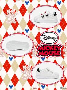 Disney 米奇官方授权联名款 | 一双儿童运动鞋，适合日常、节日、运动和户外活动穿着。穿着舒适贴合脚型，防滑、耐磨、透气。（男童运动鞋、男童板鞋、儿童运动鞋、女童运动鞋、女童板鞋） - 黑色 - 查看 4