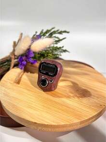 Wooden Grain Ring Tally Counter, Electronic Counter, Visible Counter, Button Style Mini Handheld Counter - Multicolor - View 9