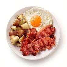 Microwave Bacon Pan With Lid, Made Of PP Material, Dishwasher-, Featuring A Splash-Free Design And A Fat-Reducing Oil-Draining Tray, A Simple Cooking Tool Suitable For Microwave Ovens - A - View 4
