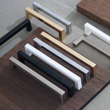 1 cái tay nắm tủ, tay kéo ngăn kéo phong cách tối giản hiện đại, phụ kiện phần cứng đồ nội thất - Tay nắm tủ (bao gồm 2 ốc vít) - Xem 5