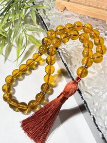 1串简约设计穆斯林念珠，33颗珠子，男女通用 - 彩色 - 查看 9