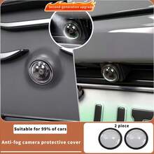 Ốp bảo vệ camera toàn cảnh 360° cho ô tô, ốp bảo vệ ống kính camera lùi, chống bụi, chống trầy xước, chống va chạm, ốp bảo vệ ống kính ô tô, độ nét cao, trong suốt, không mất góc nhìn, thích ứng với mọi loại xe sedan, SUV, phụ kiện bảo vệ ngoại thất xe cao cấp. - A - Xem 8