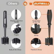 肉类切碎器，耐热肉类捣碎器，适用于牛肉末、汉堡肉，5 弯刀片汉堡肉切碎器碎肉器牛肉末切碎器，混合切碎厨房工具：家居与厨房 - 彩色 - 查看 6