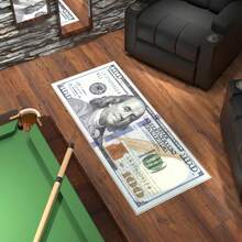 Currency Area Rug New 100 Dollar Bill Design Doormat Non-Slip Doormat For Living Room Bedroom Kitchen Indoor Outdoor Carpets (New 100 Dollar, 23.6''x15.7'') - 1PC - View 4