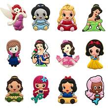 10pcs Princess Series Shoe Accessories, Princess Series Shoe Flowers, Mermaid Shoe Flowers, Shoe Flowers, Shoe Flowers, Yvonne Shoe Buckles, Anna Shoe Flowers, Belle Shoe Buckles, Shoe Flowers, Rapunzel Shoe Buckles, Jasmine Shoe Flowers, Flat Shoe Flowers, Aurora Shoe Flowers, Exquisite Princess Shoe Flowers, Princess Party Gifts, Decorative Shoe Eyelets, Personalized Shoe Flowers, Delicate Textured Personalized Shoe Buckles, Shoe Rack, Storage Saver, Commencement, Graduation Ceremony, Congrats Grad, Graduation Party - Multicolor - View 6