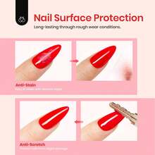Beetles Top Coat Base Gel & Nail Glue Set-3Pcs No Wipe Top Coat Gel Nail Polish & Base Coat With 9 In 1 Nail Glue Shine Effect Long Lasting Soak Off Uv Light Lamp Diy Nail Gifts For Women & Girls - 2PCS 15ML Blooming Gel and Top Coat - 查看 5