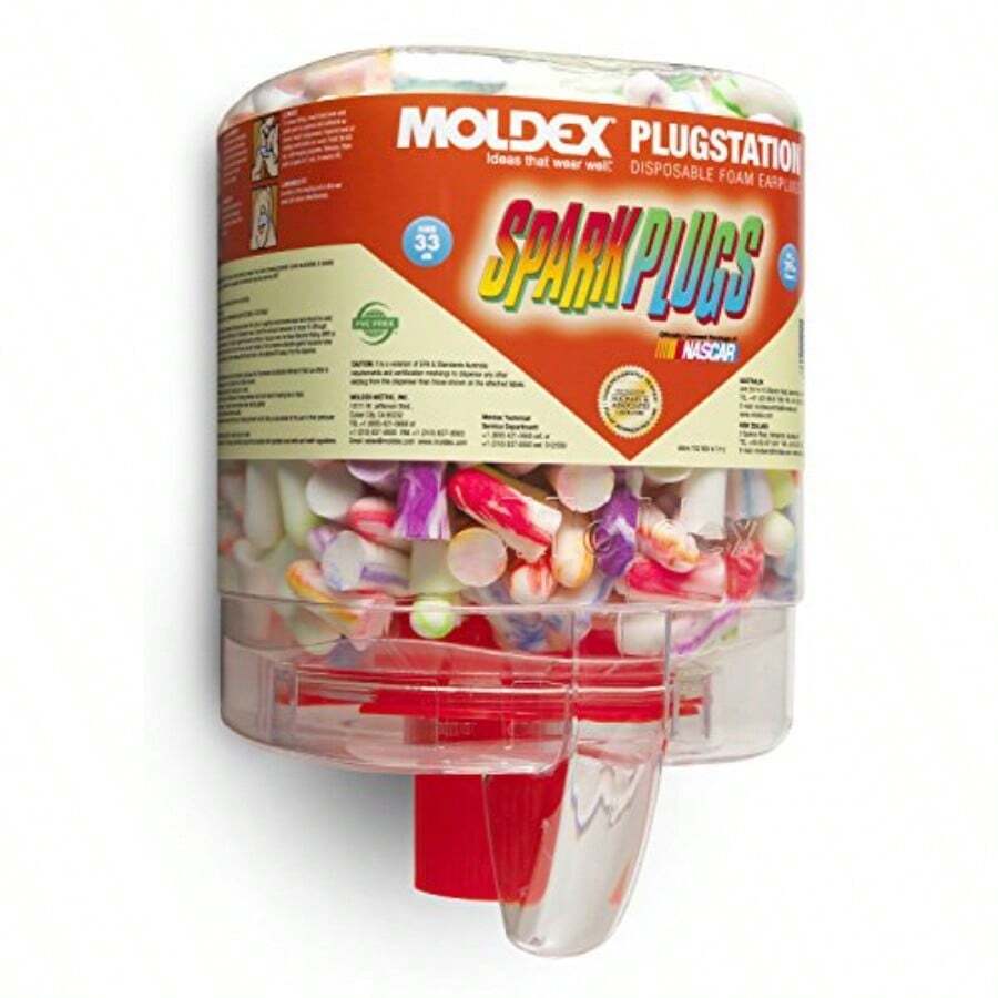 Moldex M6644 Tapones extra suaves para los oídos 250 por dispensador naranja - Naranja - Ver 1