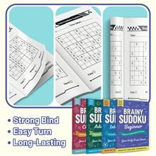 Sách Sudoku, được thiết kế để rèn luyện tư duy logic và sự tập trung, với các câu đố phong phú và đa dạng giúp duy trì hứng thú giải trí, phù hợp cho giải trí hàng ngày và luyện tập trí não. - Sách luyện tập Sudoku - 40 - Xem 7