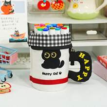 1 hộp đựng bút hình chú cún dễ thương, hộp bút chì kẻ caro tối giản, dung tích lớn dành cho học sinh. - Hộp đựng bút dễ thương - Xem 10