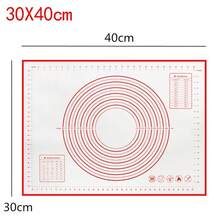 Thảm nướng chống dính bằng silicon, thảm cán bột dùng cho các dụng cụ làm bánh tự chế. - Nhiều màu - Xem 9