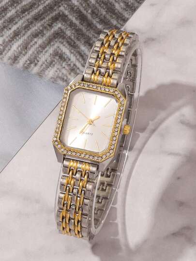 YOLAKO1 这款时尚商务休闲女士钢带石英表，适合派对、庆典、婚礼和日常佩戴。它是返校季、毕业季和感恩节送给女性的最佳礼物。