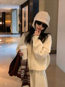 Women Cardigans - White - View 1