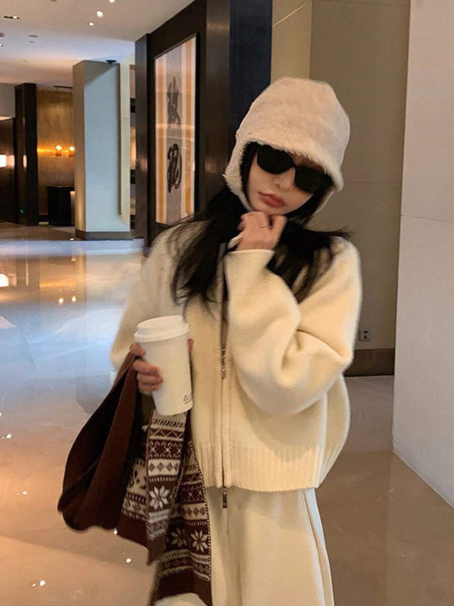 Women Cardigans - White - View 1