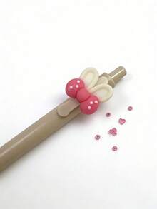 卡通中性笔套装，0.5mm黑色墨水笔芯，书写流畅，速干不留痕迹，适合学生书写、标记、绘画，可作礼物，返校文具用品 - 卡通筆 - 查看 4