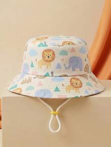 Cartoon Kids Bucket Hat, Lightweight Dopamine Color Series Bucket Hat, Large Brim Sun Protection Hat For Boys And Girls, Spring/Summer - Multicolor - View 14