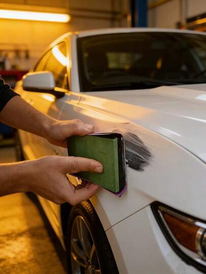 1pc Multifunctional Manual Sanding Block With Sandpaper Holder - For Woodworking, Polishing And Wall Finishing, Plastic Material, Power-Free Finis Tool |- Car Sanding Hand Block, Sandpaper Holder, Paint Surface Repair Tool, Manual Sanding Pad - Green Hand Block, Auto Repair Paint Sanding Tool, Non-Sliven Pressure, No Paint Damage - Wear-Resistant Hand Block Set, Car Bodywork And Painting Sanding, Labor-Saving And Efficient, Professional Grade Tool - Car Sandin