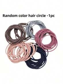 1/3 chiếc dụng cụ uốn tóc không dùng nhiệt, bề mặt jacquard, dạng vòng và dạng uốn, được làm từ cao su mềm và có độ đàn hồi cao, không dùng nhiệt, dụng cụ làm tóc, phụ kiện làm tóc. - Nhiều màu - Xem 11