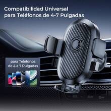 REMAX Soporte de teléfono para coche con ventosa, montaje de coche en el salpicadero con bloqueo de un solo clic, rotación de 360°, ajustable, sin bloqueo de la vista, apto para teléfonos de 4-7 pulgadas, accesorio de viaje esencial para el coche - RM-C02 - Ver 6