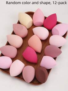 Large Non-Absorbent Wet & Dry Makeup Sponge Puff, Random Assortment, Suitable For Makeup Application And Concealing, Portable, Christmas Gift For Friends, Puff, Makeup Sponge, Travel Essentials, Powder Puff, Hair Accessories, Accessories, Makeup Tools, Cheap - Multicolor - View 14