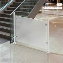 SENDERPICK End Post Stainless Steel Guardian For Balconies, Attics, Stairs, Swimming Pools, - Silver - View 2