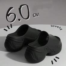 2026 New Women's Thick Sole Slippers, Summer Height-Increasing Home & Outdoor Wear, Anti-Slip Beach EVA Sandals With Soft Cushioning - Women's Slippers - View 2