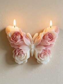 1pc Butterfly And Flower Silicone Mold - Perfect For DIY Resin Candles, Aromatherapy Gypsum, And Home Decor - Ideal For Spring, Valentine's Day, Father's Day, Mother's Day, Thanksgiving, Birthday Gifts, Butterfly Decor | Flower Pattern - Durable, Reusable, Easy To Use - Flower and Butterfly Mold - View 1