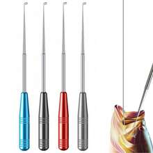4pcs Fish Hook Disassembly Tools, Quick Fish Hook Removal Device, Adult Fishing Gear Safety Equipment Kit, Dehooker Accessories With Storage Tube - Multicolor - View 1
